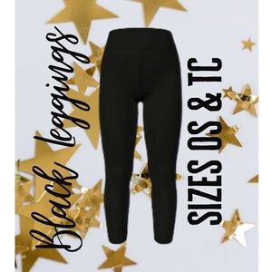 Lularoe Leggings Brand New -SOLID BLACK